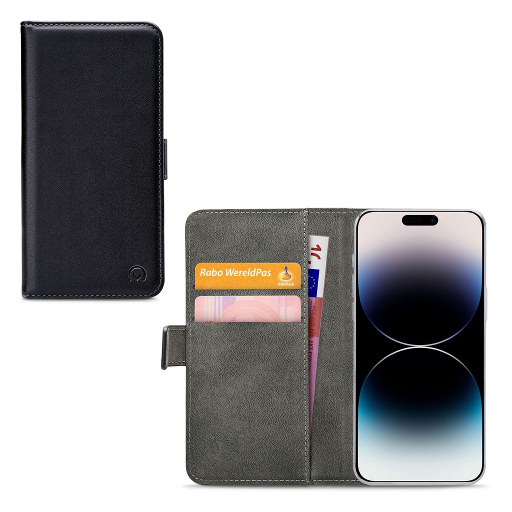 Mobilize PolyurethanLeather Book Case Black Apple iPhone 14 Pro Max