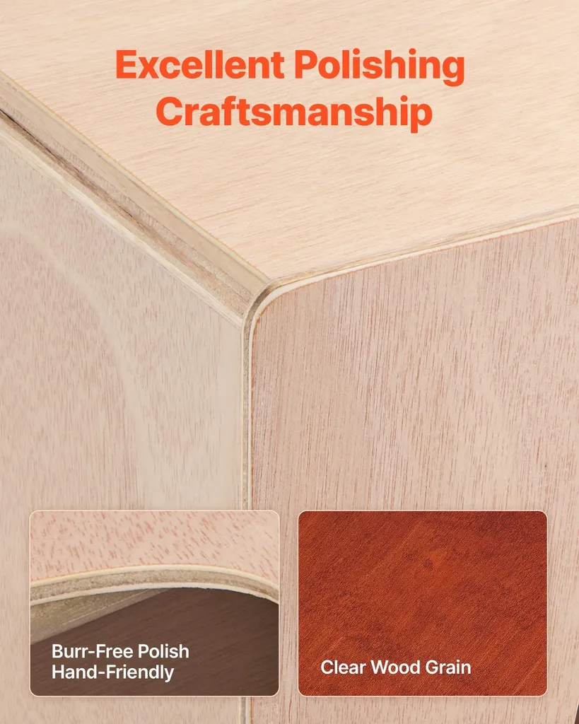 Cajon Stable et Confortable pour Débutant - Tambour de Caisse Claire - 5