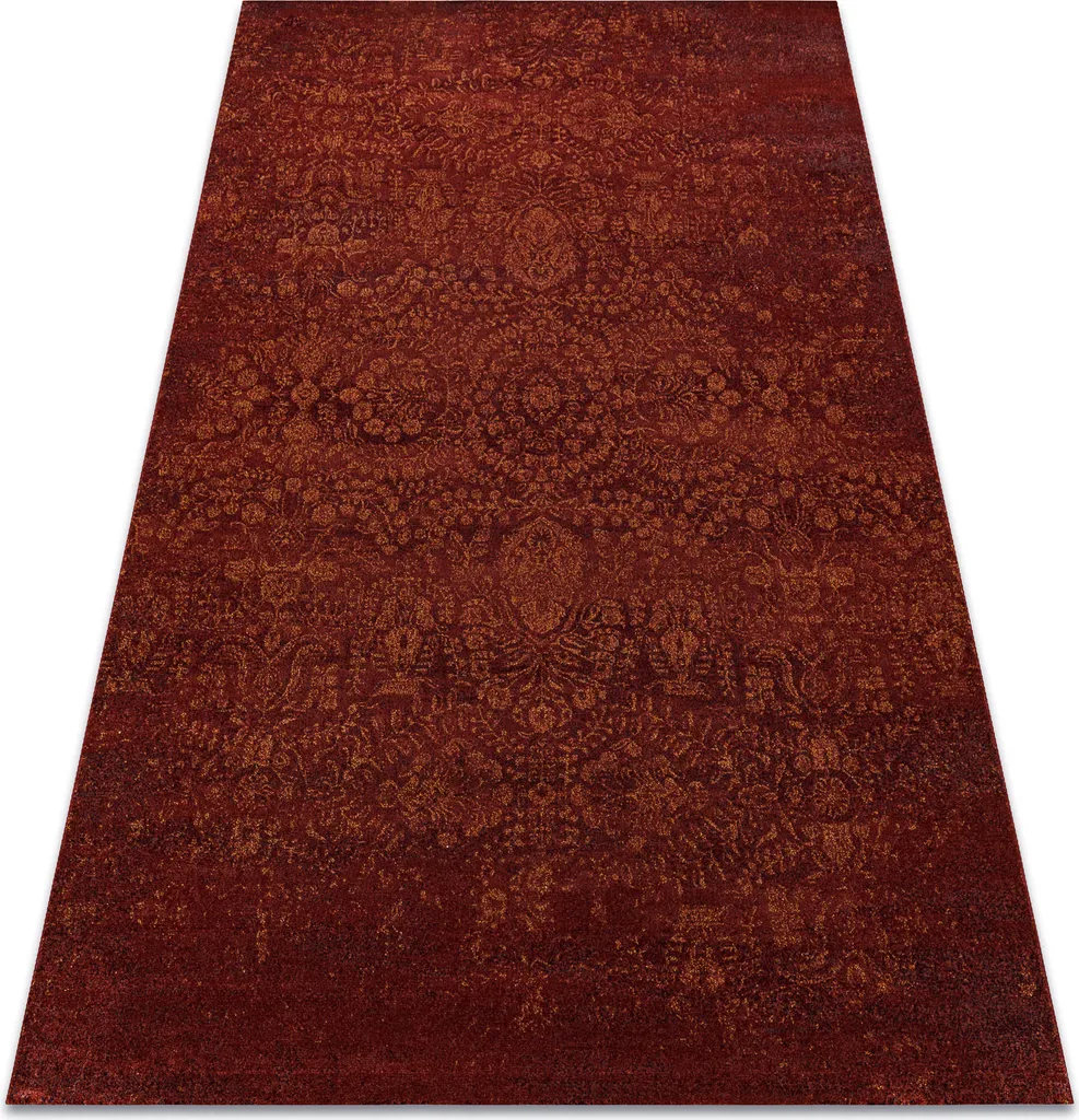 Tapis en laine JADE 45008/301 OSTA Terre Cuite et Rouge 140x200 cm