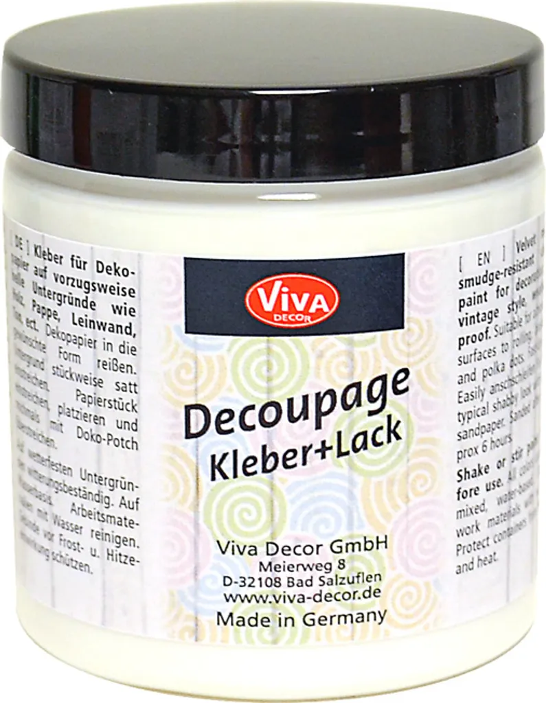 ViVA DECOR Decoupage Kleber + Lack Kaufland.de