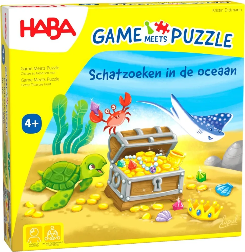 Apprendre en Jouant : Puzzle Haba Océan pour Développer la Concentration