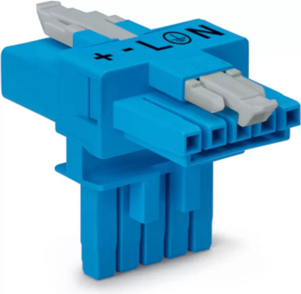 WAGO T-Verteiler;5-polig;Kod. I;blau 890-617