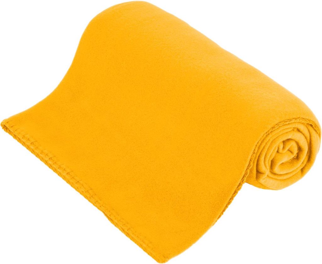 Teesa TSA8900 Koc z mikroplyszu 130 x 150 cm, żółty Zdjęcie produktu 