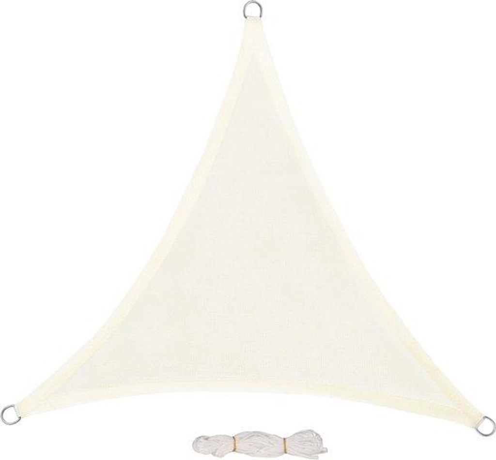 Schaduwdoek für Pergola - UV-Abwehr - HDPE-Canvas - 3,6x3,6x5,1m - Crème
