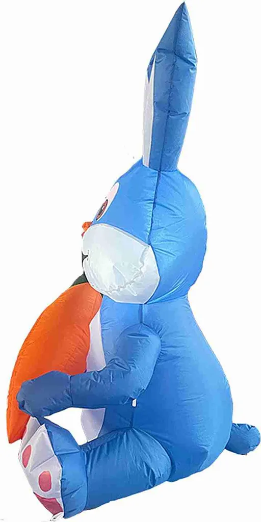 Lapin de Pâques Gonflable étanche avec LED Basses Consommation Extérieur