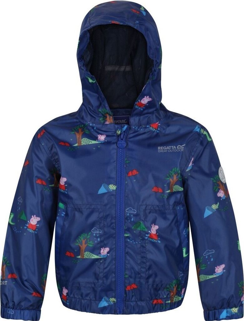 Regatta - "Muddy Puddle" Jacke, wasserfest, mit Kapuze für Kinder RG6264 (102) (Royal Blau)
