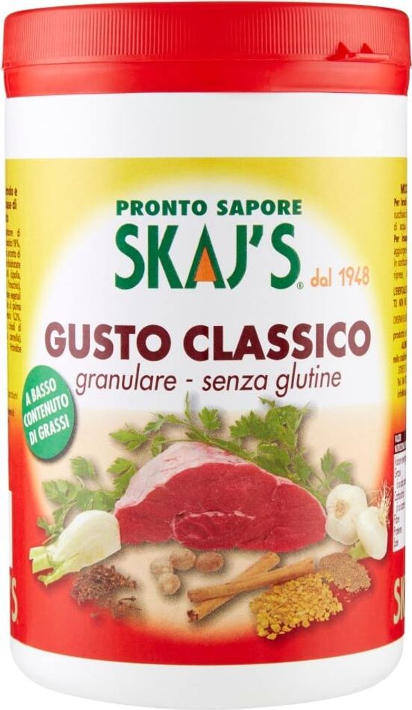 Granulatzubereitung mit Fleischgeschmack für Brühe und Würze, glutenfrei, mit Glutamat, fettfrei 900g. 3 Stk, 3x900gr