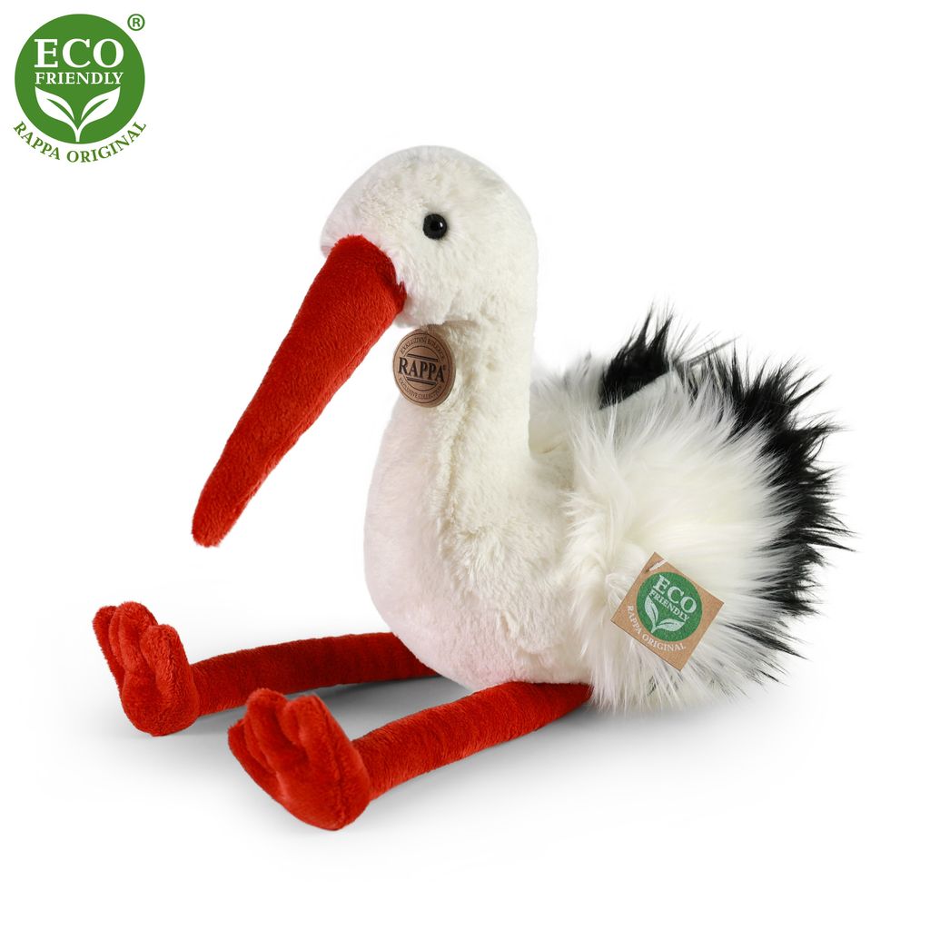 Plüschstorch 28 cm umweltfreundlich Produktbild 