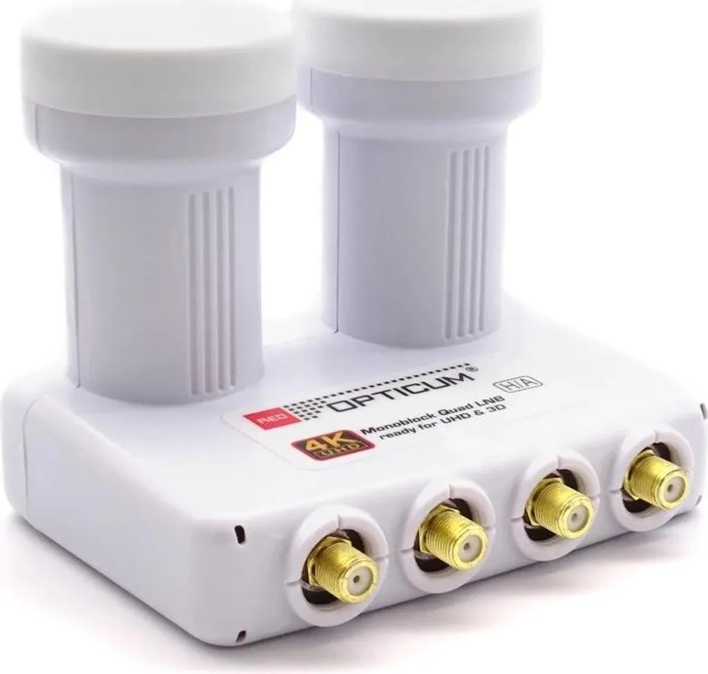 Évitez les Pertes de Signal Satellite avec le LNB Quad Monoblock Opticum