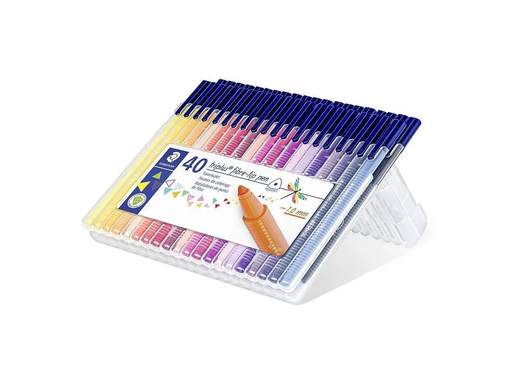 Stylo feutre de coloriage Triplus Color 323 ergonomique pointe 1.0mm