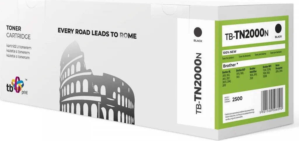 Toner Nero Compatibile TB-TN2000N per Stampanti Brother Laser