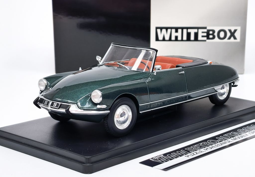 Citroën DS 19 Cabriolet (1963) Vert foncé métallisé - Image du produit 