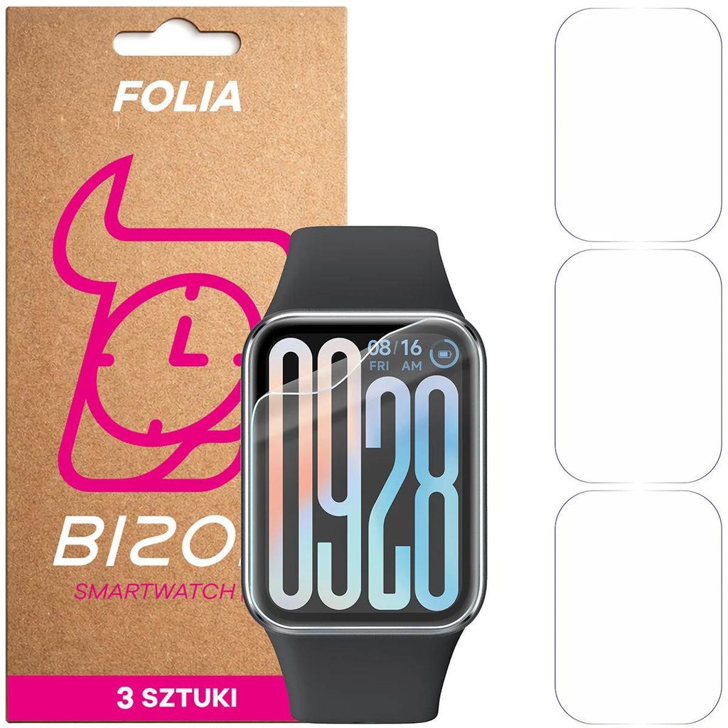 3x Schutzfolie für den Bildschirm für Xiaomi Smart Band 9 Produktbild 