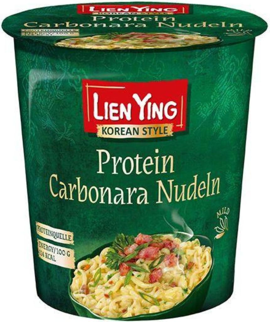 Lien Ying Protein Carbonara Nudeln, 70g Produktbild 