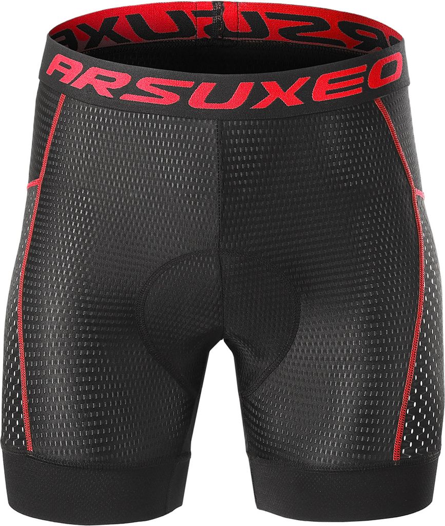 Lixada Radlerhose Herren mit Sitzpolster 5D Gepolsterte Produktbild 3