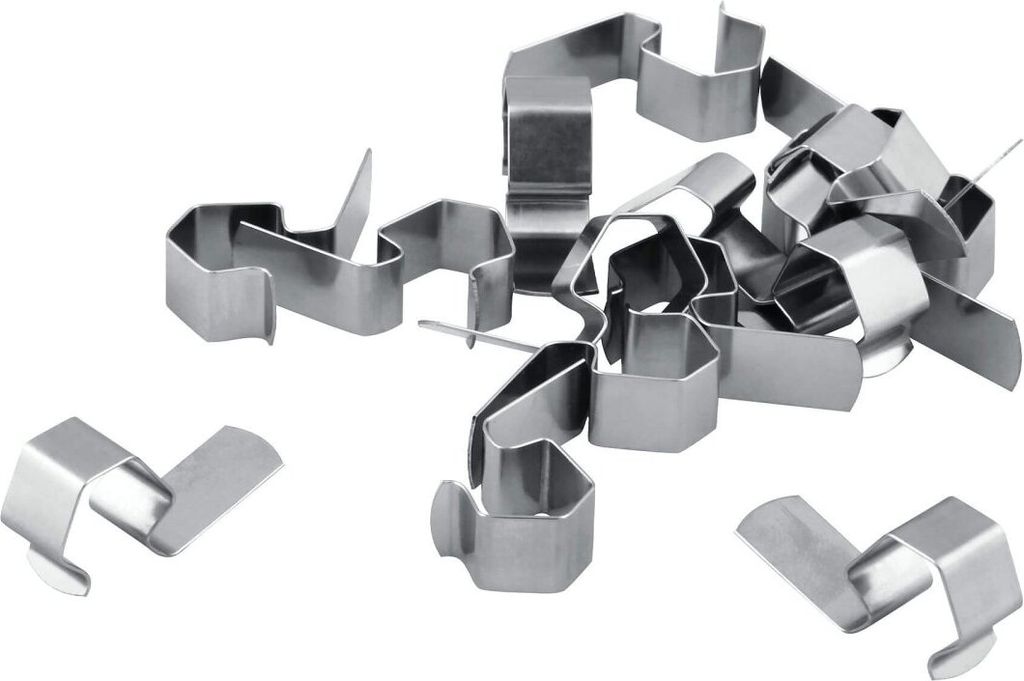 Dr. Oetker Einkochclipse, Einkochklammern aus Edelstahl, Deckelklammern zum Verschließen, rostfreie Clipse (Maße: 3x1x2 cm), Menge: 16 Stück