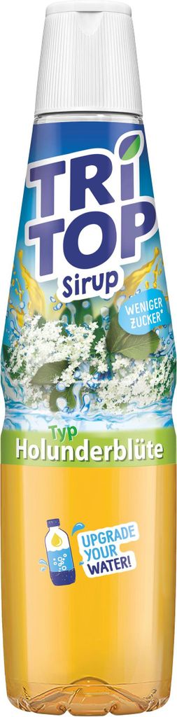 Syrop do napojów Tri Top Elderflower 600ml - Delikatny Zdjęcie produktu 