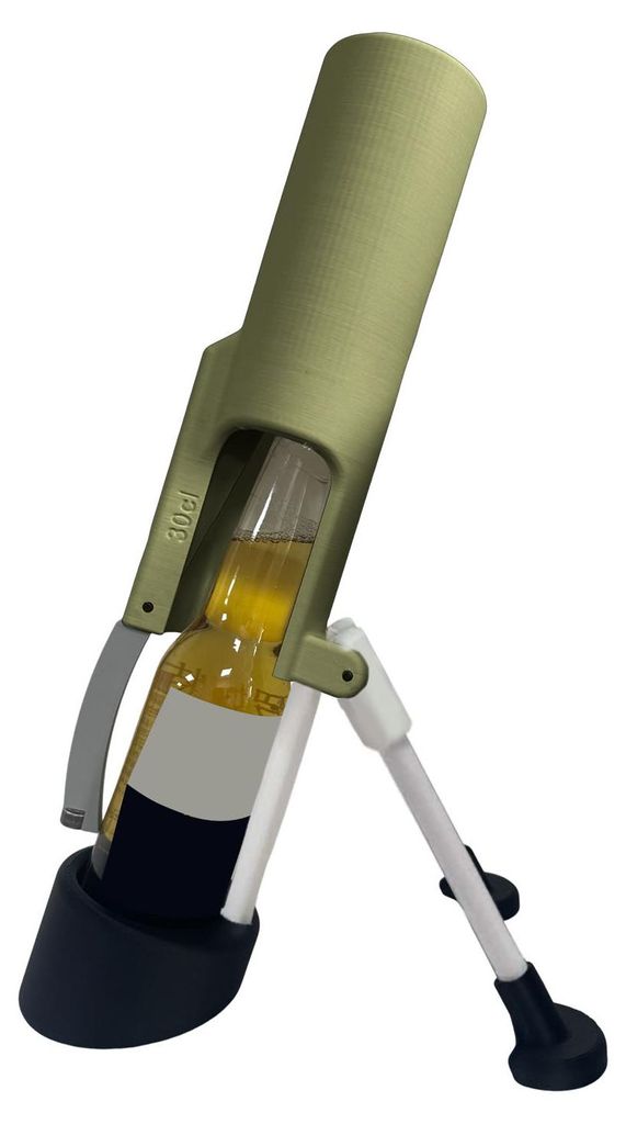 Automatischer, mechanischer Flaschenöffner mit Mörserfunktion – schneller, reibungsloser Einhand-Kronkorkenentferner für Hausbar, Partys und G...