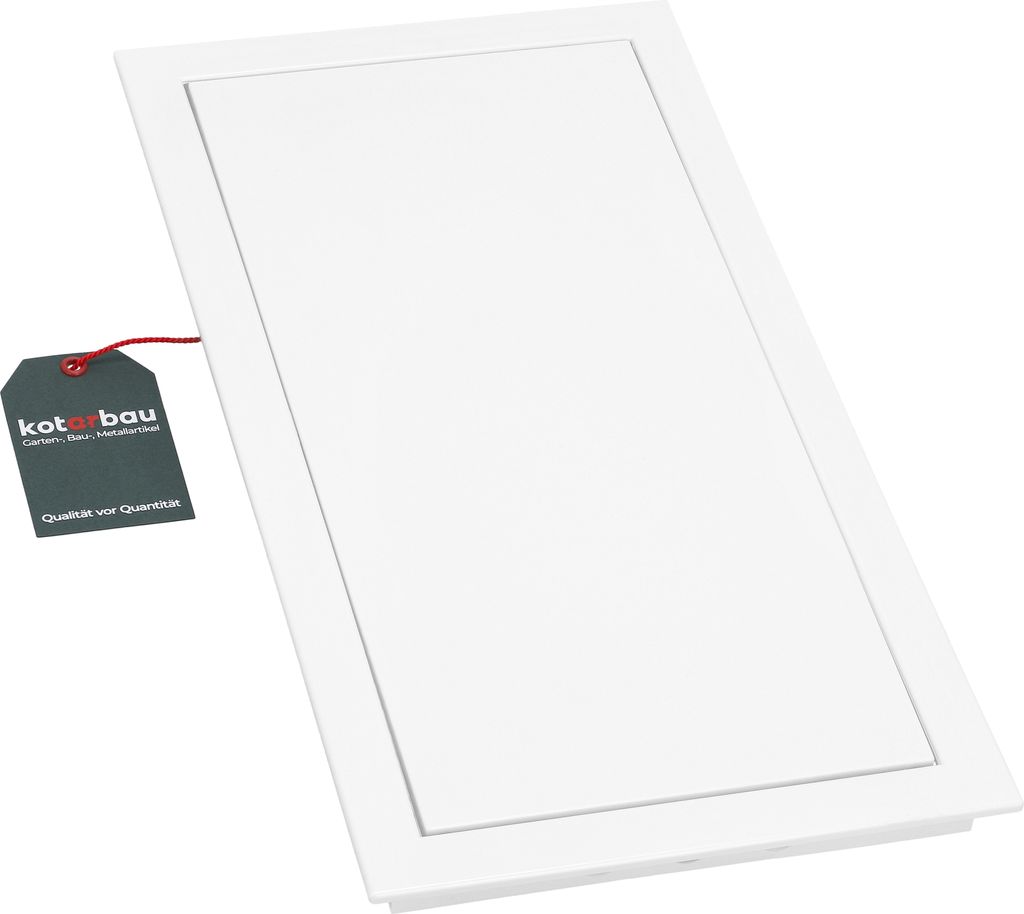 BAUSTER Revisionstür 45x45 Cm - Weiße Revisionsklappe Aus Kunststoff Für Installationsöffnungen