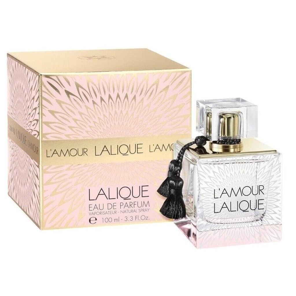 A perfume bottle and its box are displayed against a white background.