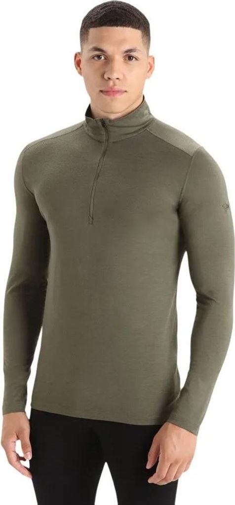 ICEBREAKER Men Merino 200 Oasis LS Half Zip LODEN M
