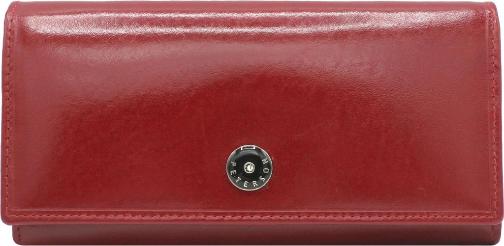Peterson Portemonnaie aus Leder für Frauen Wriring rot One size
