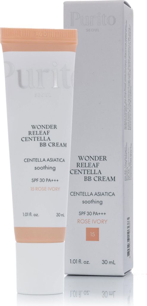 #15 Rose Ivory Purito Seoul Wonder Releaf Centella BB Cream SPF30 PA+++