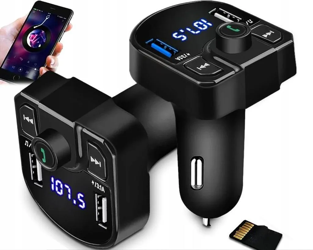 Pronett XA016 Trasmettitore FM Bluetooth Auto 3.1A - Audio Hi-Fi - 2