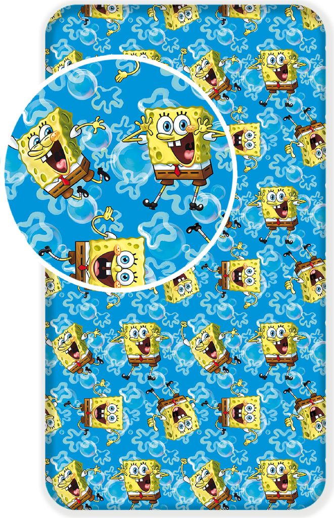 Napínacia plachta pre deti SpongeBob Obrázok produktu 
