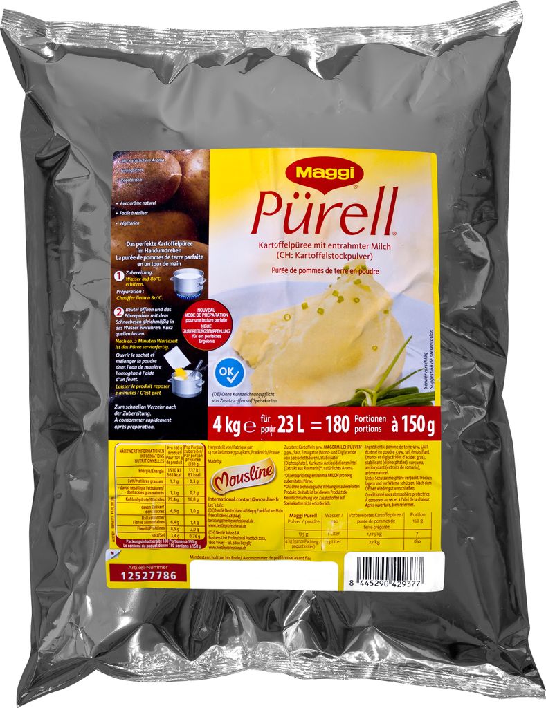 Purè di mousline, purè di patate Immagine del prodotto 