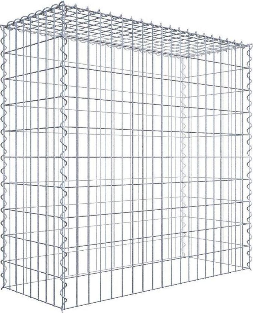 Anbaugabione Typ 3 100 cm x 100 cm x 40 cm (L x H x T), Maschenweite 5 cm x 10 cm, Spirale