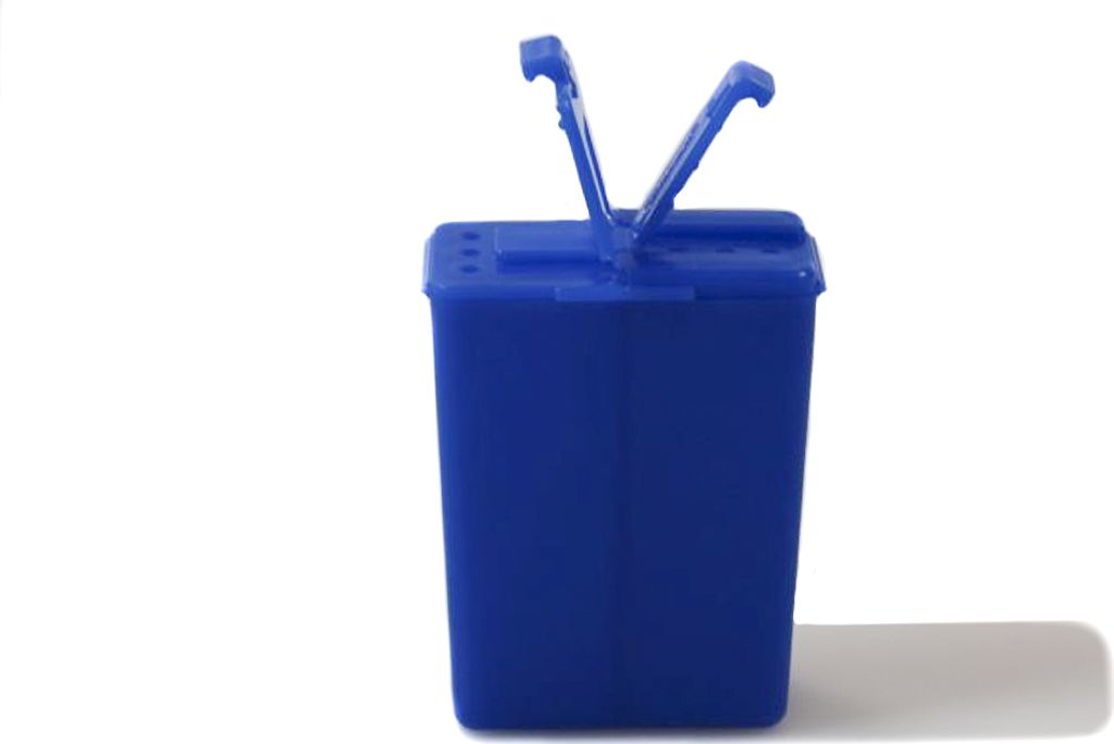 TUPPERWARE To Go Würzling 25ml blau C72 Salzstreuer Pfeffer/Salz Streuer