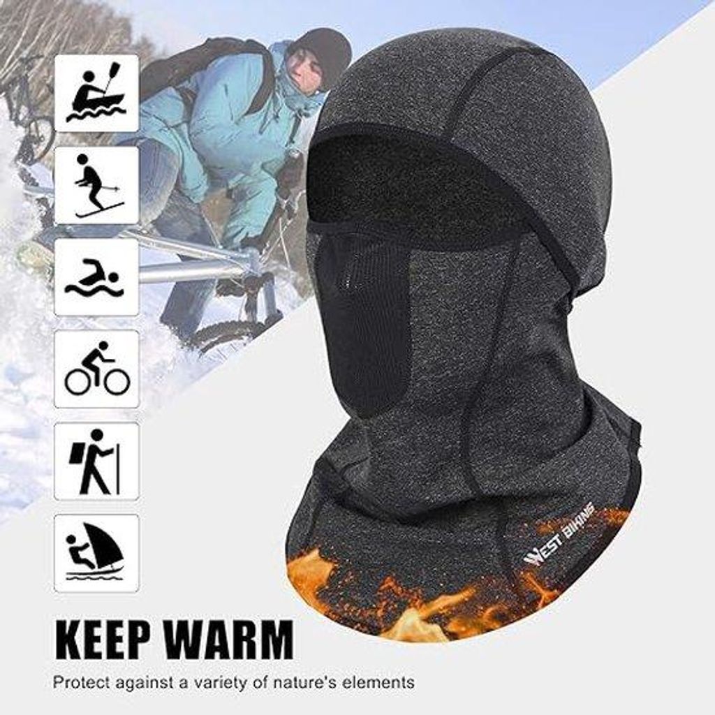 Winddichte Warme Mütze für Ski Snowboard Fahrrad