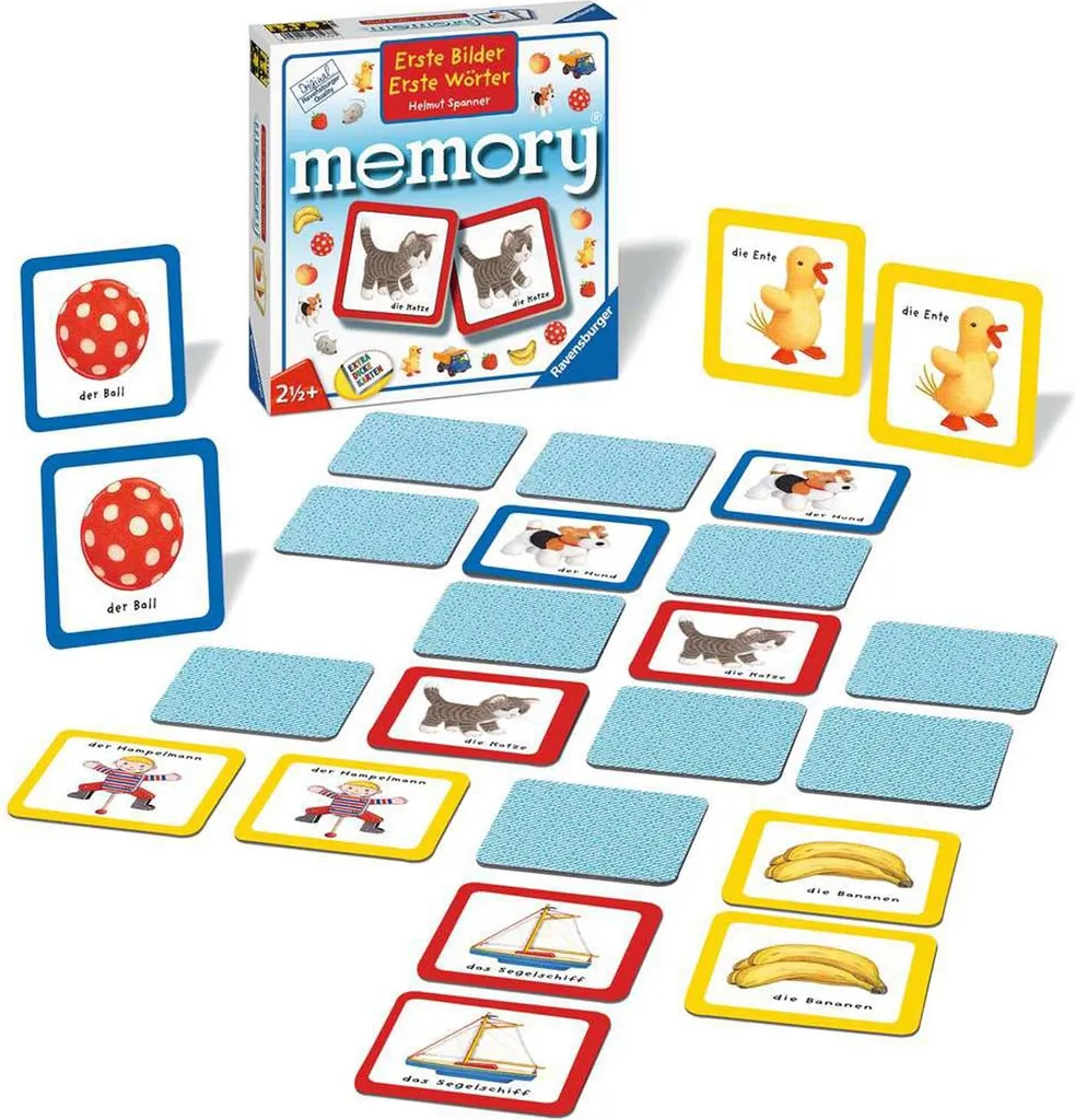 Jeu de mémoire Premier Images et Mots - Memory Éducatif Helmut Spanner - 3