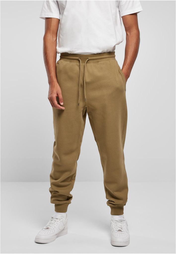Urban Classics TB1582 | Herren Basic Sweatpants seitliche Eingriffstaschen - Farbe: tiniolive - Größe: XS