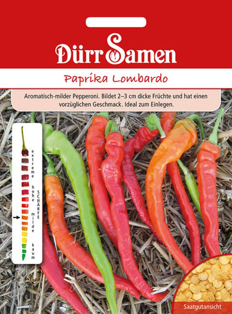 Dürr-Samen - Paprika Lombardo - Saatgut - 0948 Produktbild 