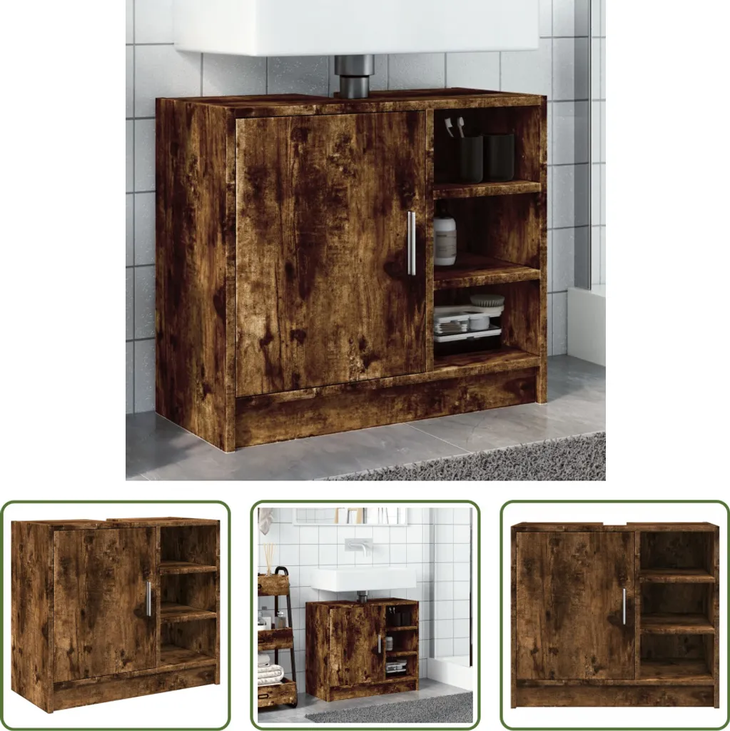 Mobile Lavabo Bagno Rovere Fumé 63cm | Offerta The Living Store