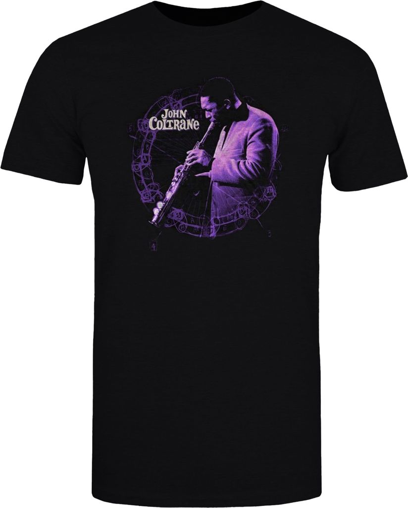 John Coltrane - "Live" T-Shirt für Herren/Damen Uni RO4442 (XL) (Schwarz)
