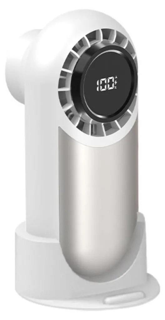 Ventilateur Portable avec Compresse Glacée et Batterie 3600mAh - 3 Vitesses