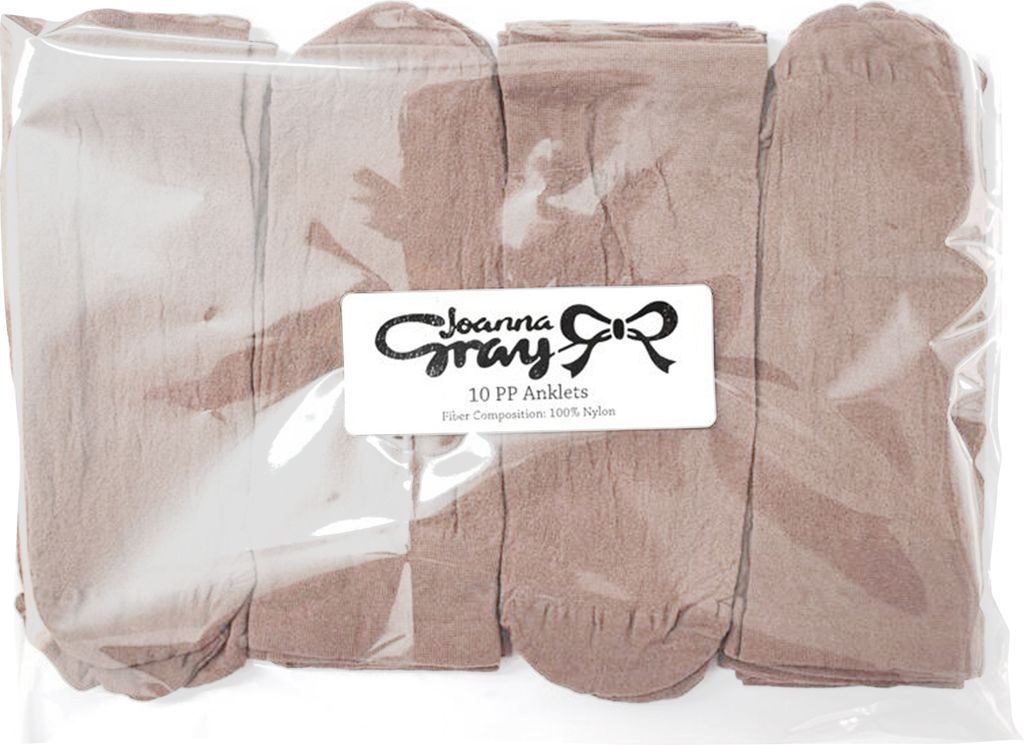 Joanna Gray Damen Strümpfe, knöchelhoch, 10 Paar LW420 (Einheitsgröße) (Nerz)