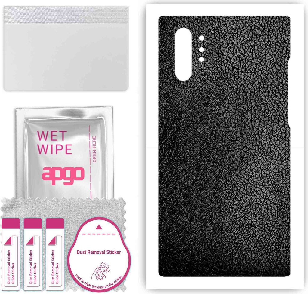 apgo Rückseite Schutzfolie, Skin, kompatibel mit Samsung Galaxy Note 10 Plus, Hinten Displayschutzfolie aus Vinylfolie, kratzfest, einfache Montag...