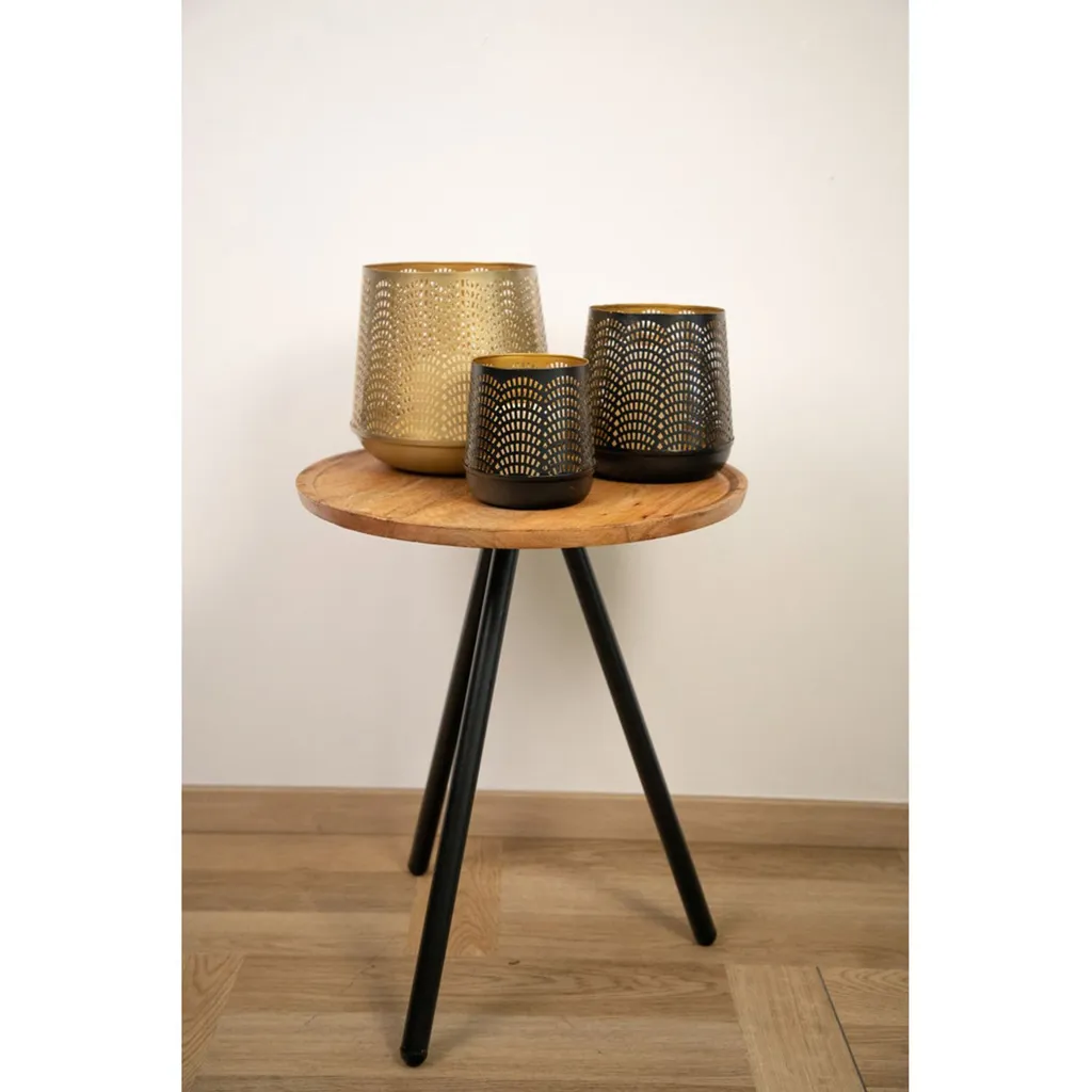 Table basse bois manguier 44,5cm : la solution déco pour petit espace - 3
