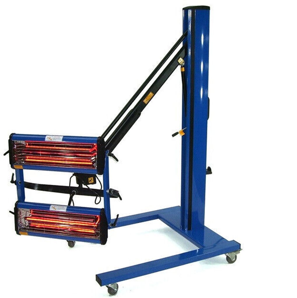 Lacktrockner Strahler Infrarotstrahler 2000W Infrarottrockner IR Heizung 56180