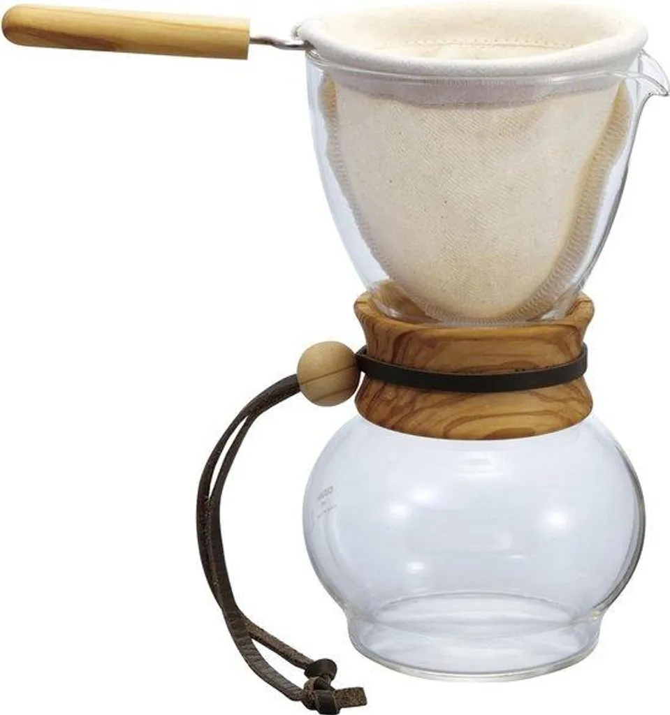 Théière de voyage verre et bois 4x4x7 cm - Idéale pour infusion nomade