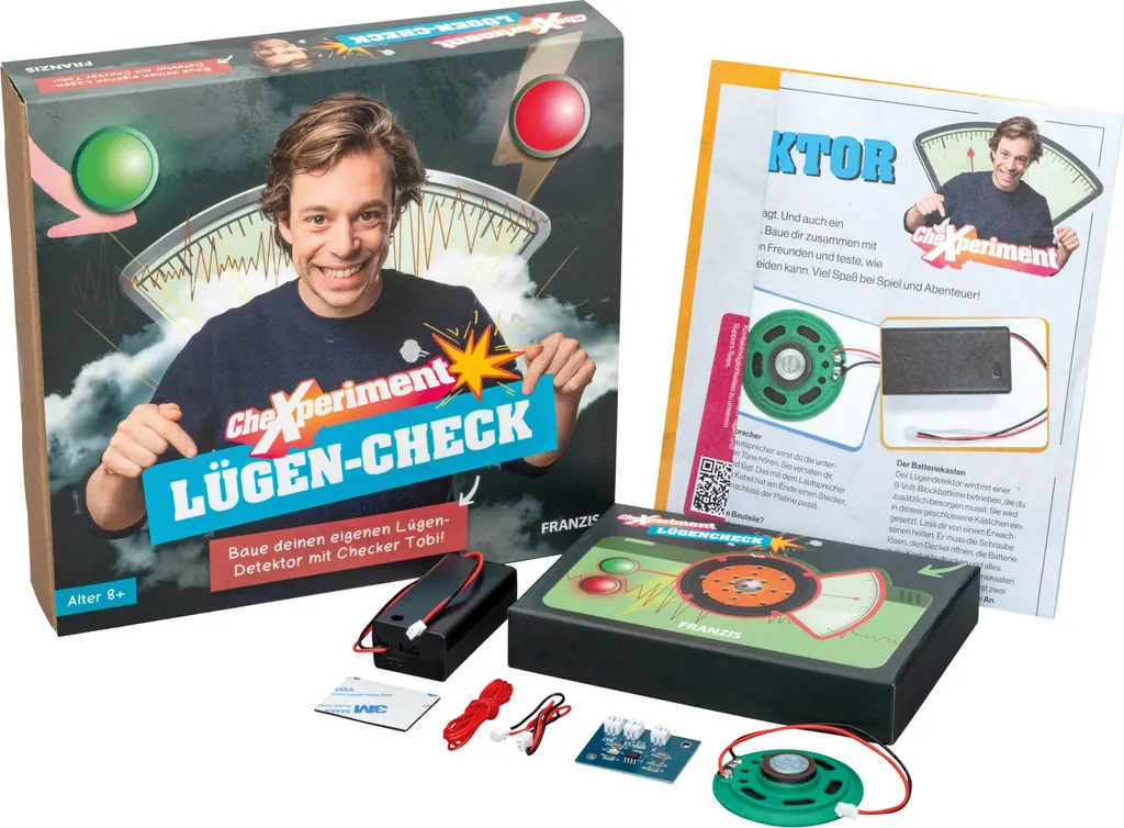 Kit Expérience Scientifique Enfant pour Détecter le Mensonge CheXperiment