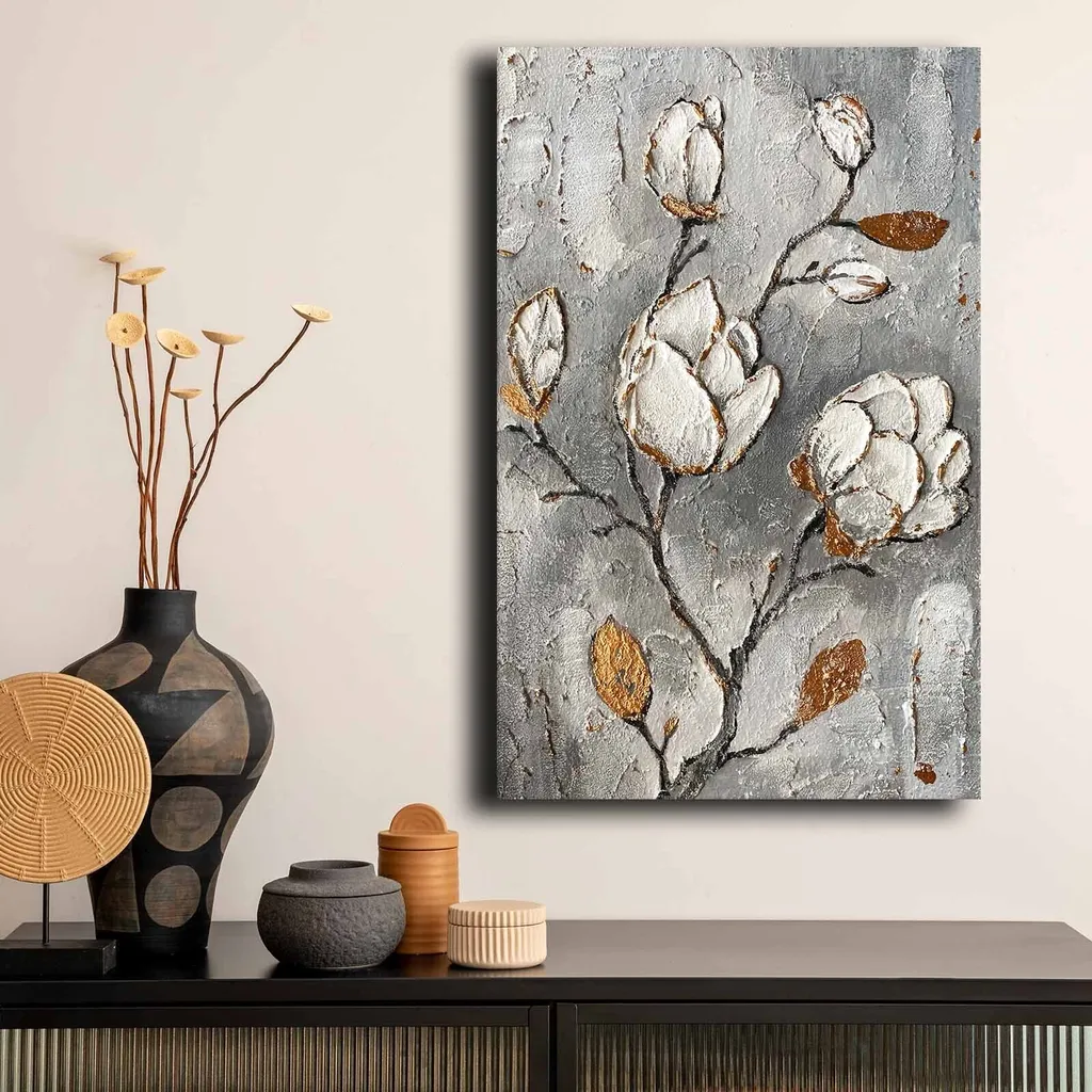 Wallity 4570GSC-017 Peinture Décorative sur Toile Multicolore 45x70 cm