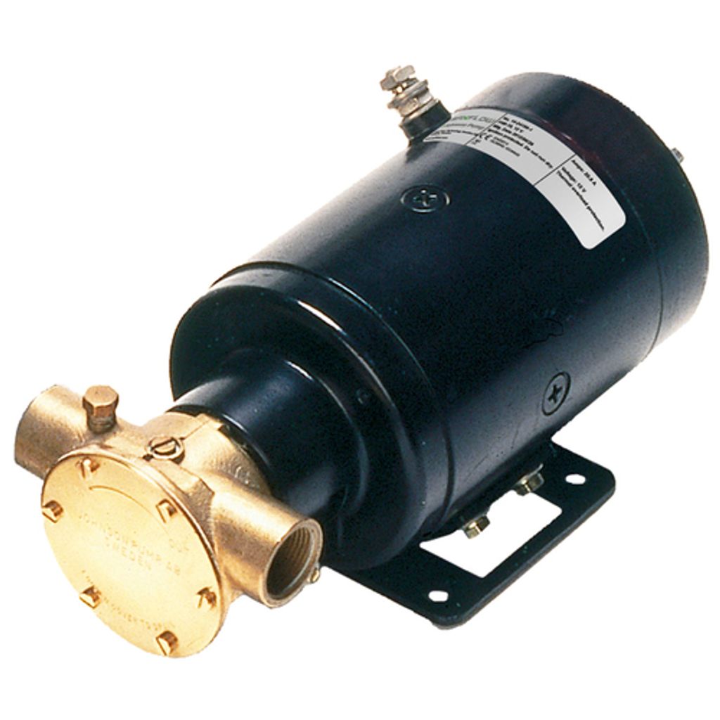 Johnson Pump Selbstansaugende Impellerpumpe F5B-19, 24V, 55l/min, Anschluss 3/4" BSP