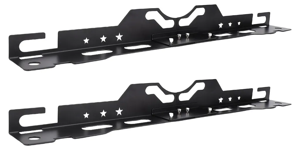 Plaque de géométrie précise noir mat avec double ruban de mesure intégré