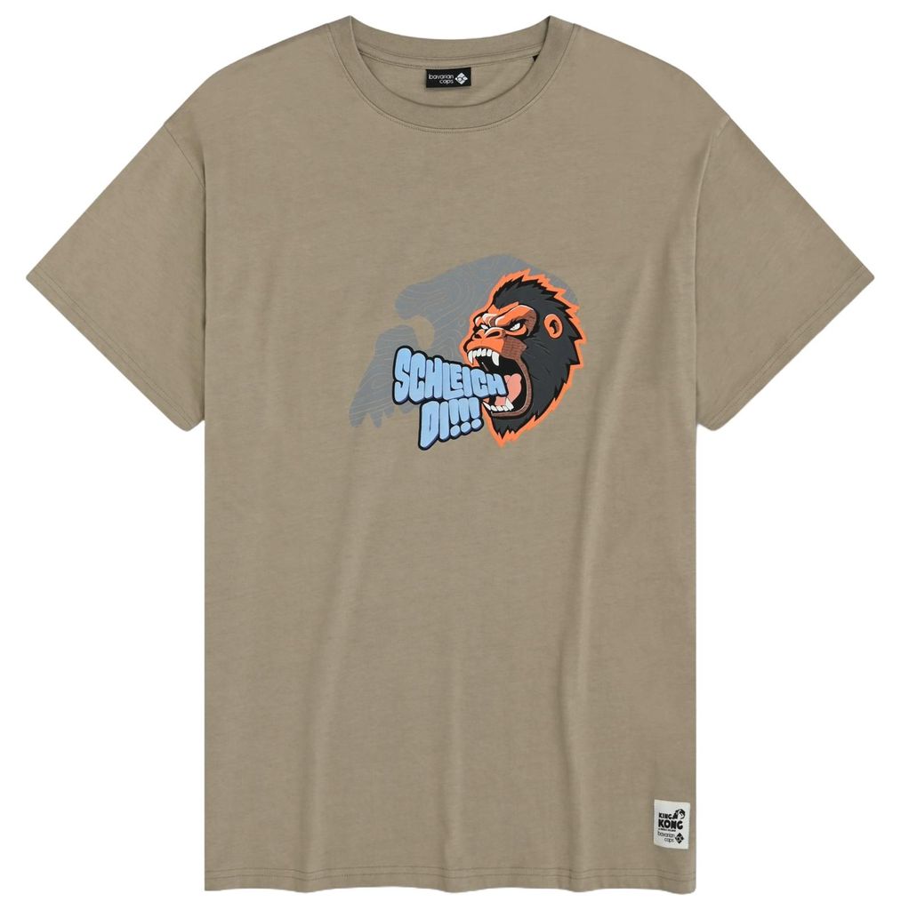 Bavarian Caps T-Shirt , King Kong Beige, XXL