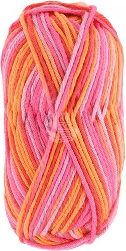 Lana Grossa Star Print 345 Rosa/Himbeer/Orange/Lachs